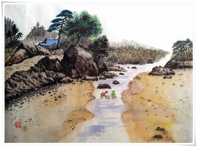 무제 2012 01 31 08.01 — 한국화 작품