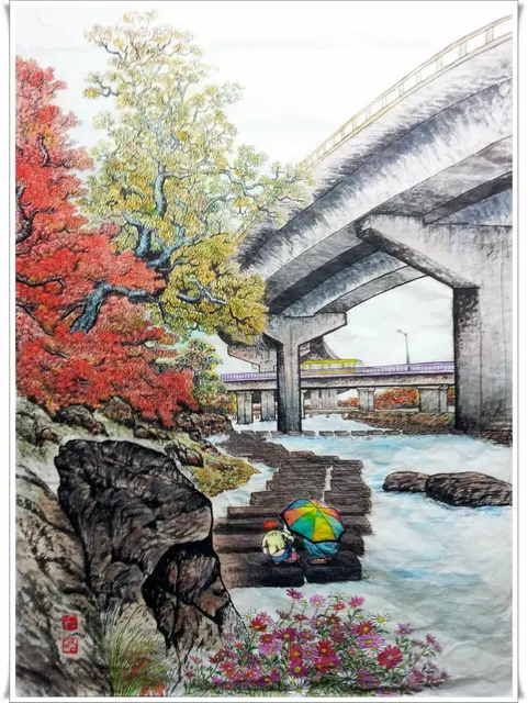 무제 2012 10 24 11.30 — 한국화 작품