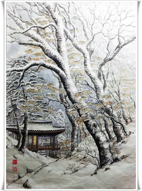 무제 2013 01 21 21.19 — 한국화 작품