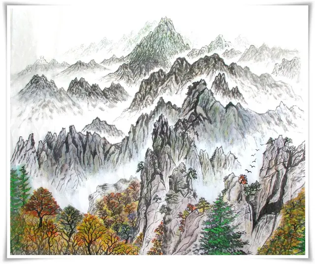 설악1 — 한국화 작품