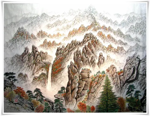 설악3 — 한국화 작품