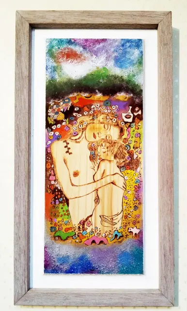 무제4 — 목판 작품